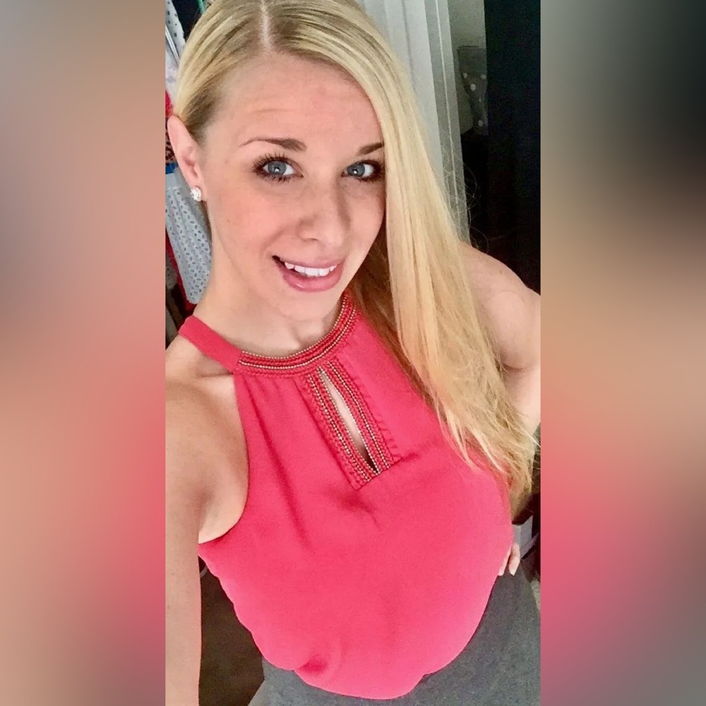 The Limited Pink Sleeveless Tank Top